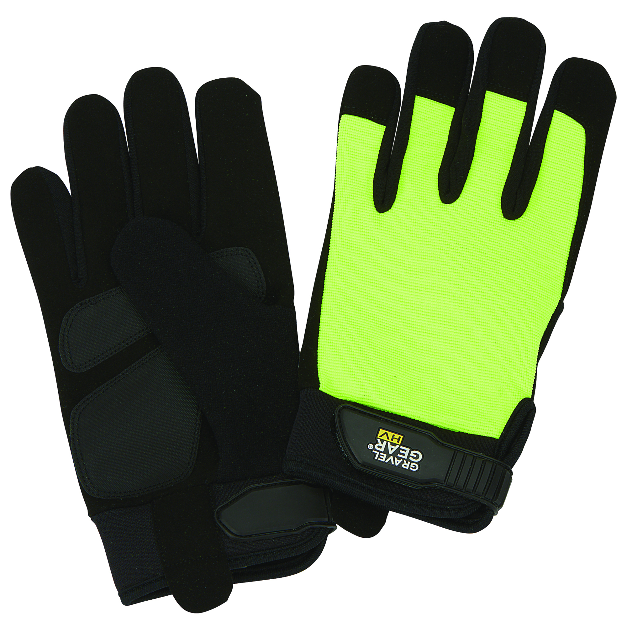 Gravel Gear Men's High Visibility Utility Gloves 86226GG-L